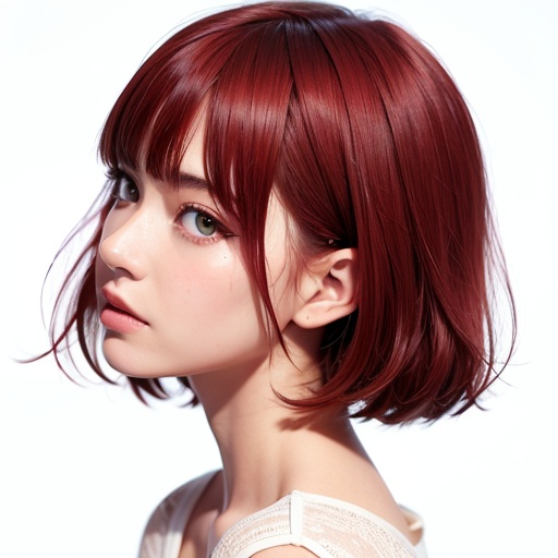1girl,  face,  Undercut Fade by 阿泽泽 on Tensor.Art