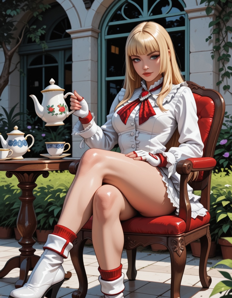 solo,  lili \(tekken\),  teapot on Tensor.Art