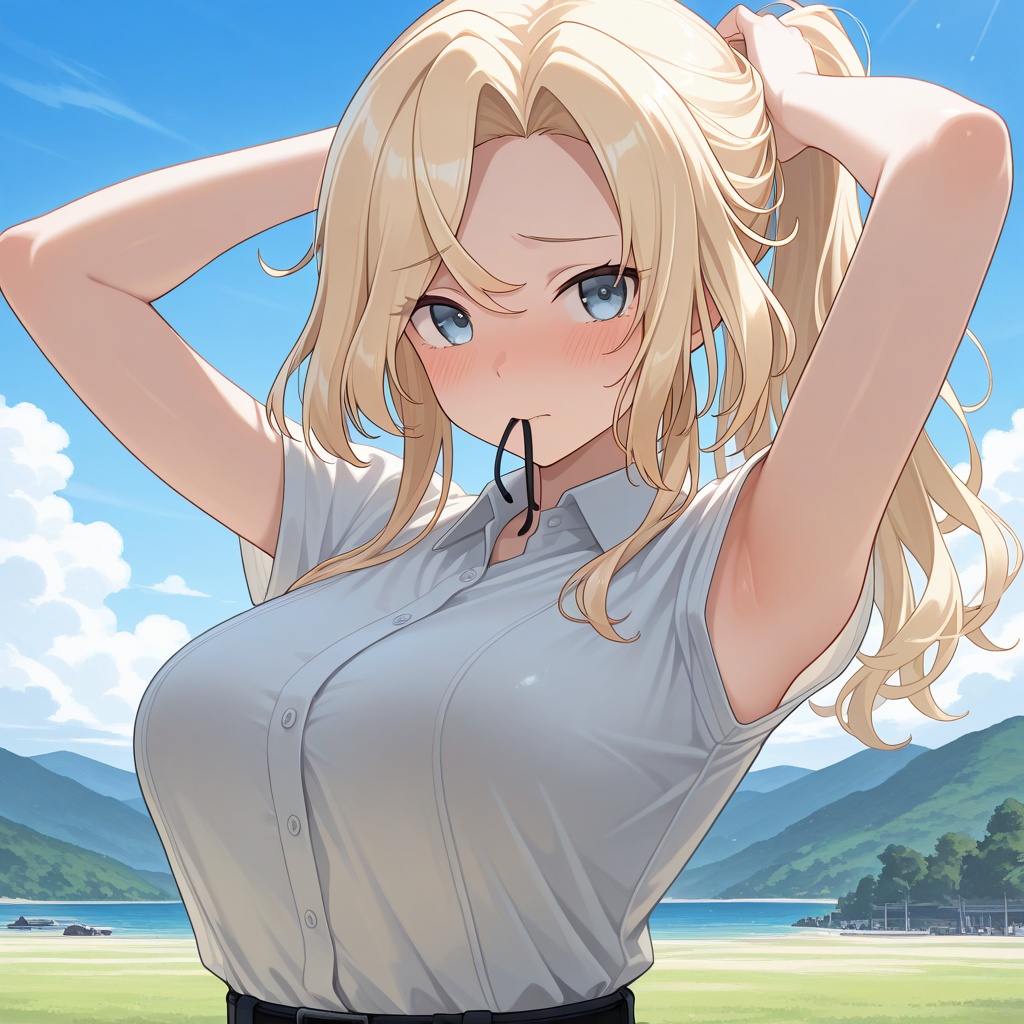 tented_shirt,  1girl,  solo on Tensor.Art
