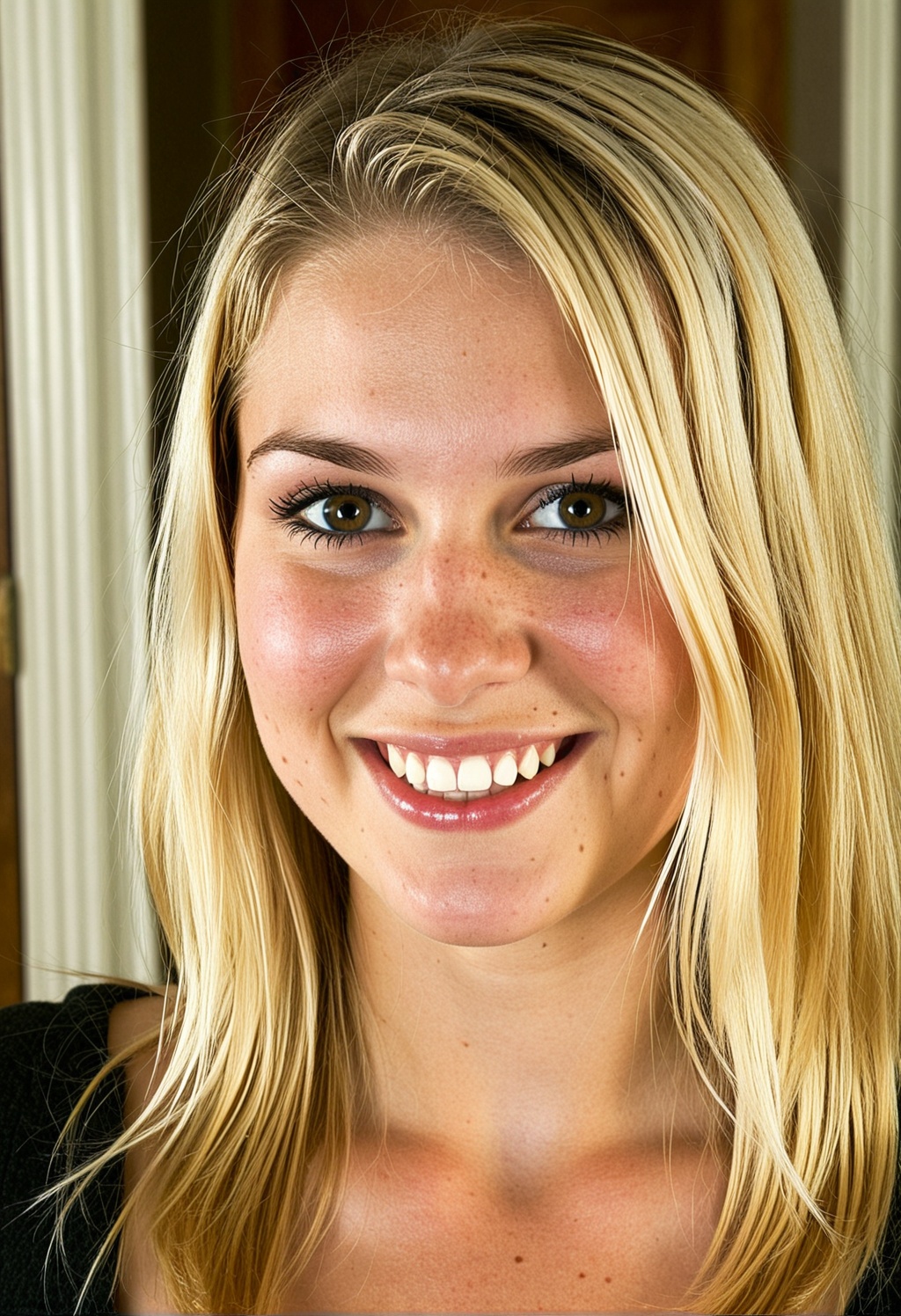 portrait,  25yo woman,  blonde on Tensor.Art