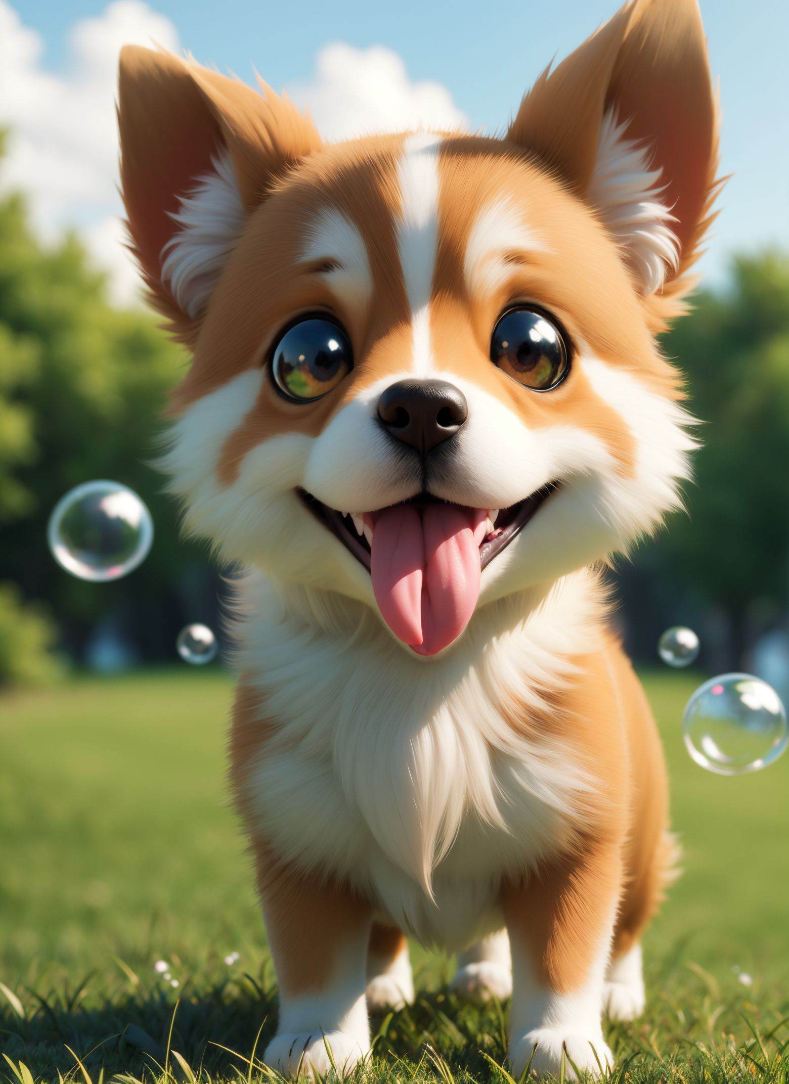 dog,  no humans,  animal focus on Tensor.Art