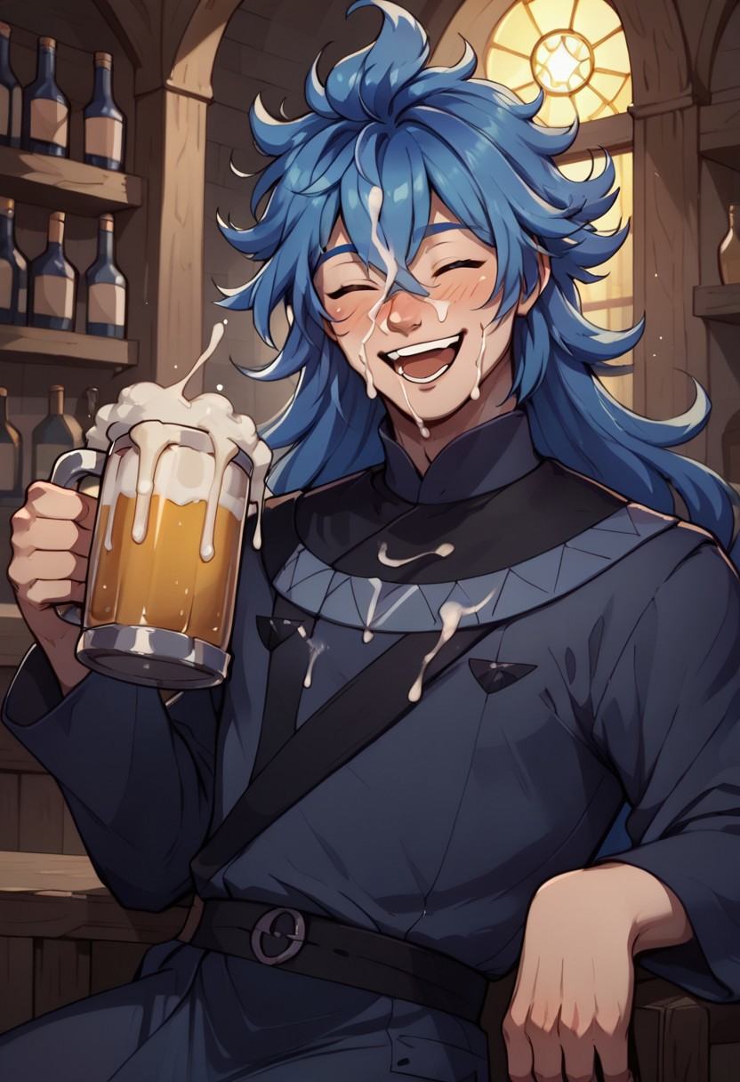 score_9,  score_8_up,  blue hair on Tensor.Art