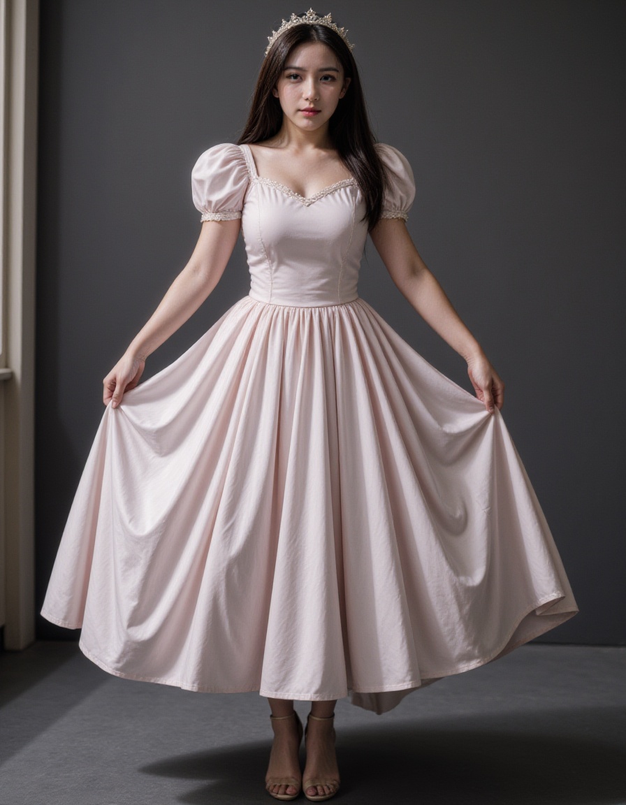 1girl,realistic,dress,