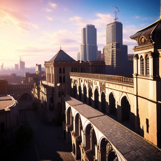 building,  city,  cityscape by 小小学徒 on Tensor.Art