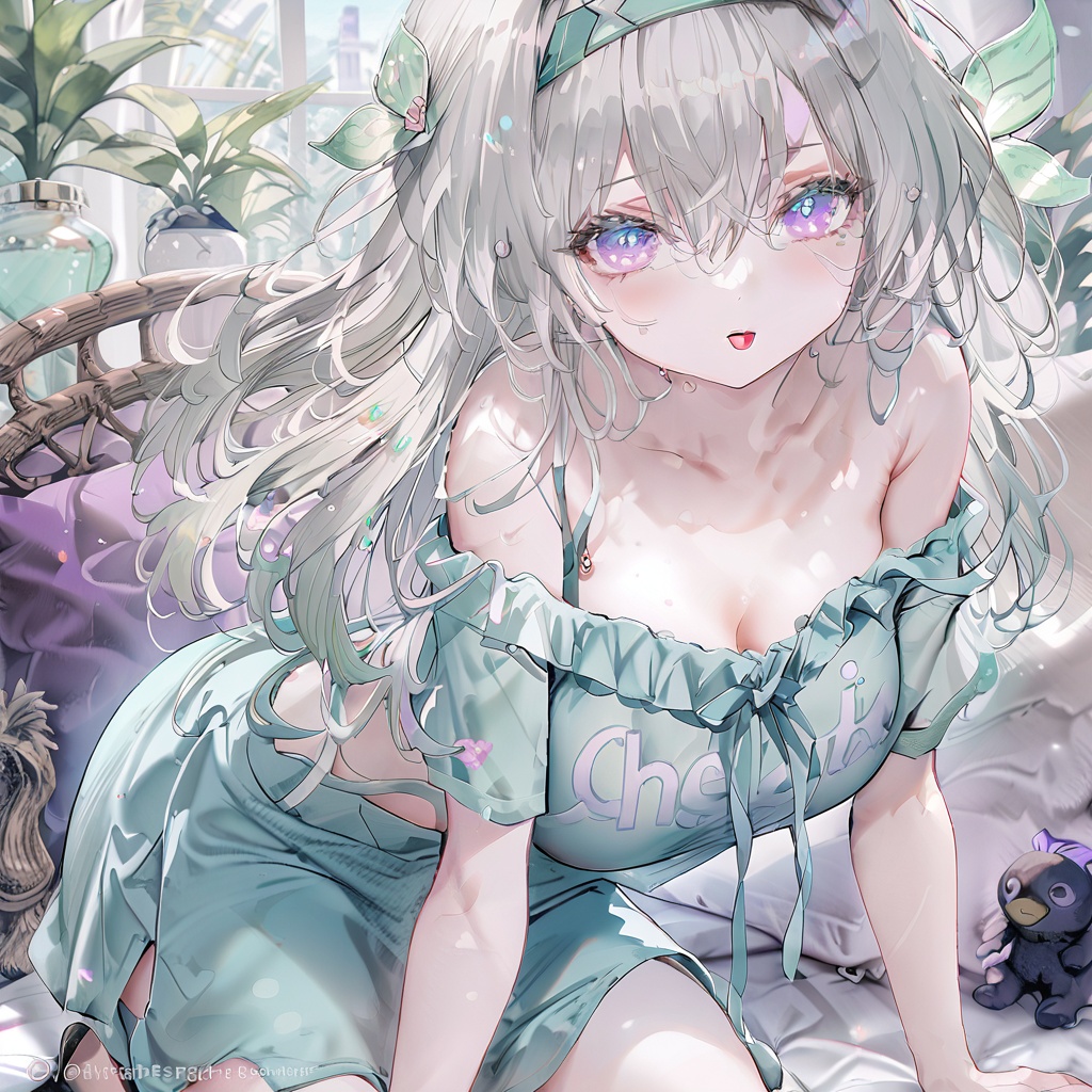 firefly,  breasts,  blush on Tensor.Art