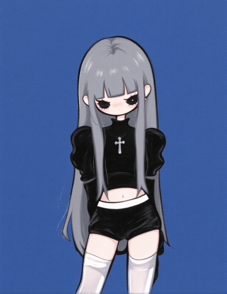 Qwen-image Y2K 甜丧娃娃彩铅风 by BP-miaomiao on Tensor.Art
