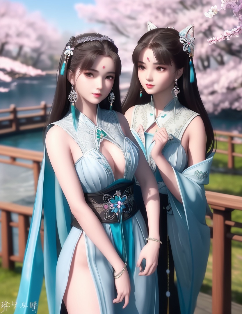 ultra realistic 8k cg, picture-perfect face, flawless, clean, masterpiece, professional artwork, famous artwork, cinematic lighting, cinematic bloom, perfect face, beautiful face, fantasy, dreamlike, unreal, science fiction,  beautiful clothes, lace, lace trim, lace-trimmed legwear,  (rich:1.4), prestige, luxury, jewelry, diamond, gold, pearl, gem, sapphire, ruby, emerald, intricate detail, delicate pattern, charming, alluring, seductive, erotic, enchanting, hair ornament, necklace, earrings, bracelet, armlet,halo((,1girl, ,))(((,teenage, cherry blossoms, 1girl, tree, spring_\(season\), solo, black_hair,chinese clothes,looking at viewer, upper body, ))) <lora:DA_LanLingEr:0.6>