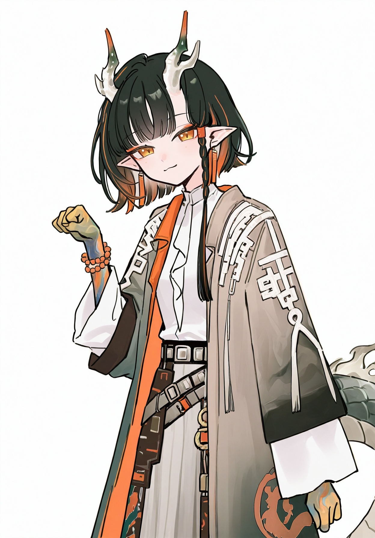 4 fingers,  (artist:nanashi \\(nlo\\):0.1),  flat color on Tensor.Art