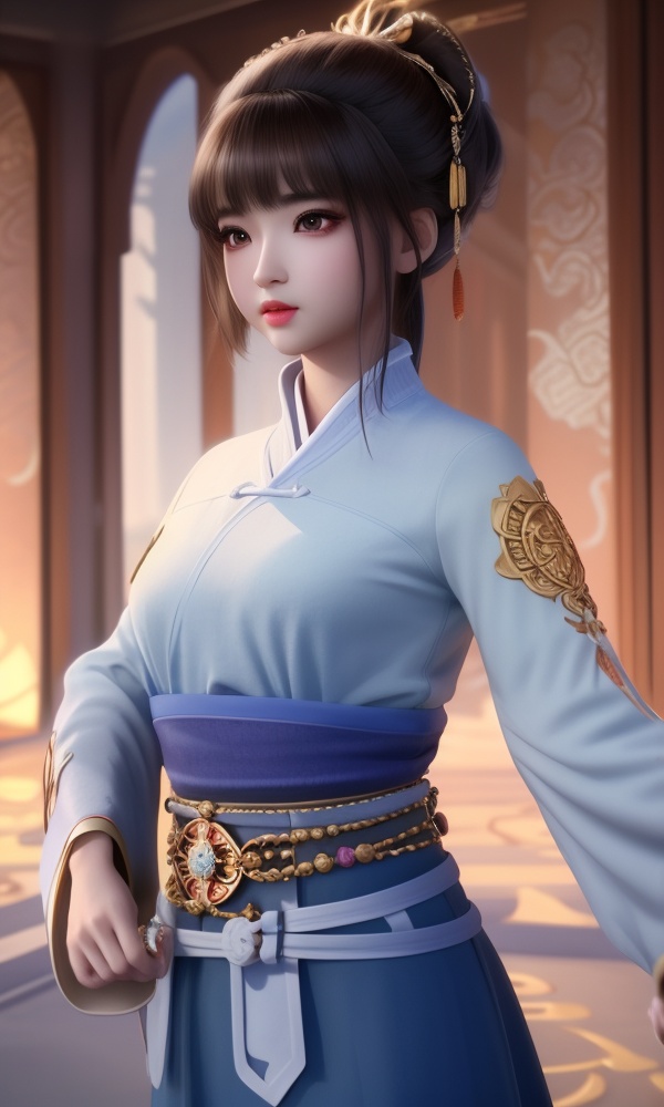 (,1girl, ,best quality, ),looking at viewer, <lora:389-DA-永生-虚月儿:0.8> ,,,ultra detailed background,ultra detailed background,ultra realistic 8k cg, ,masterpiece, (( , )),tamari \(flawless\),  (magic, magic circle, ),  (()), (), 1girl, solo, , lips,chinese_clothes, ,  female child, 