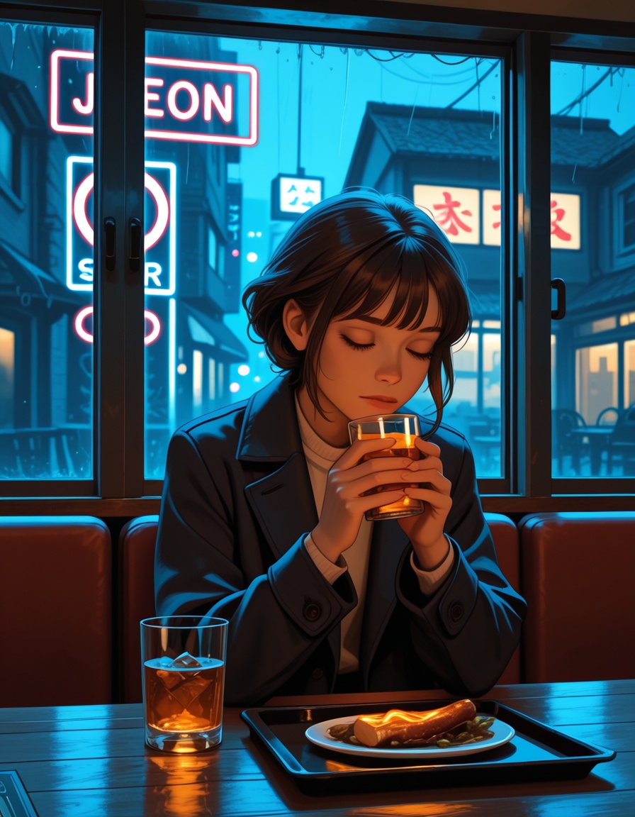 1girl,  solo,  originalbrown hair on Tensor.Art