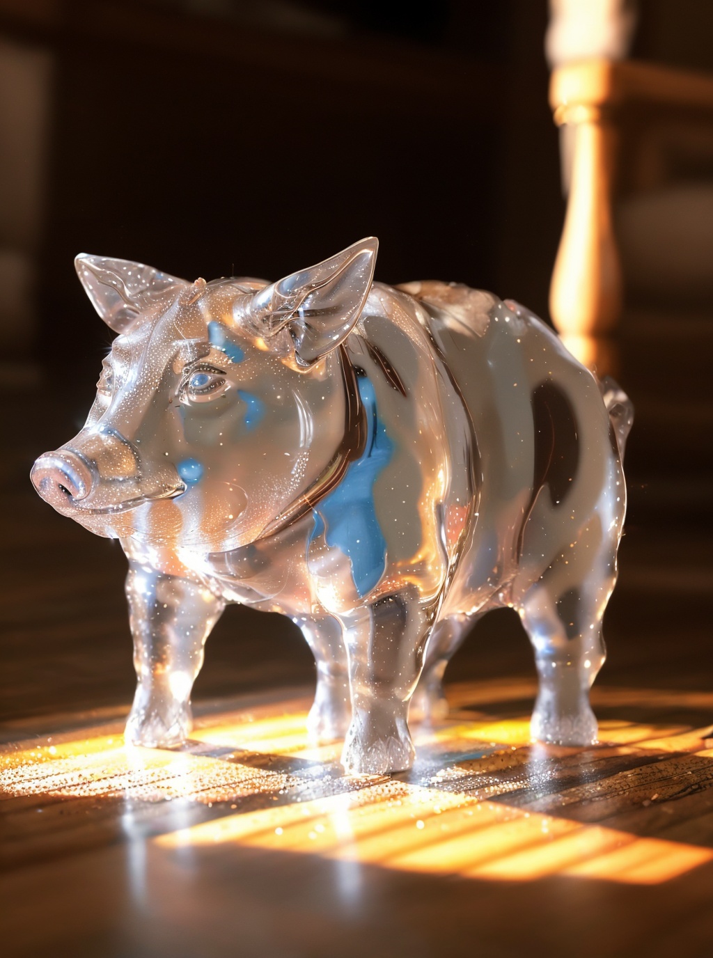 boli pig,outdoor,best quality,UHD,8K,<lora:ice:1.1>,