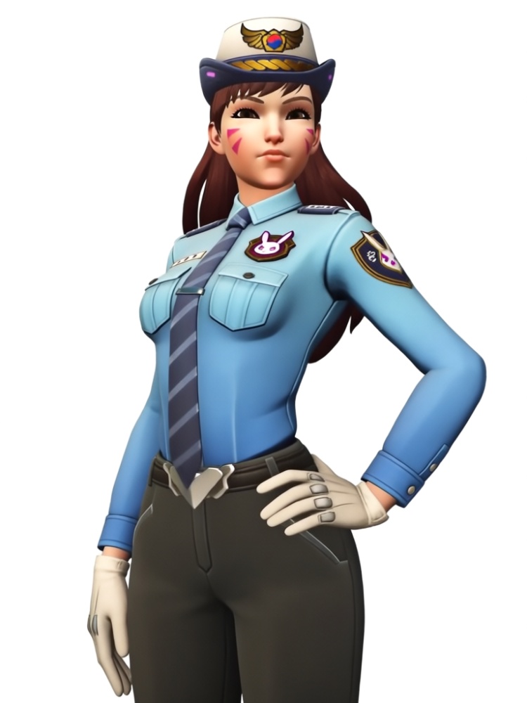 DVA-女警皮肤-守望先锋-K2 by DJ大江东去小号1 on Tensor.Art