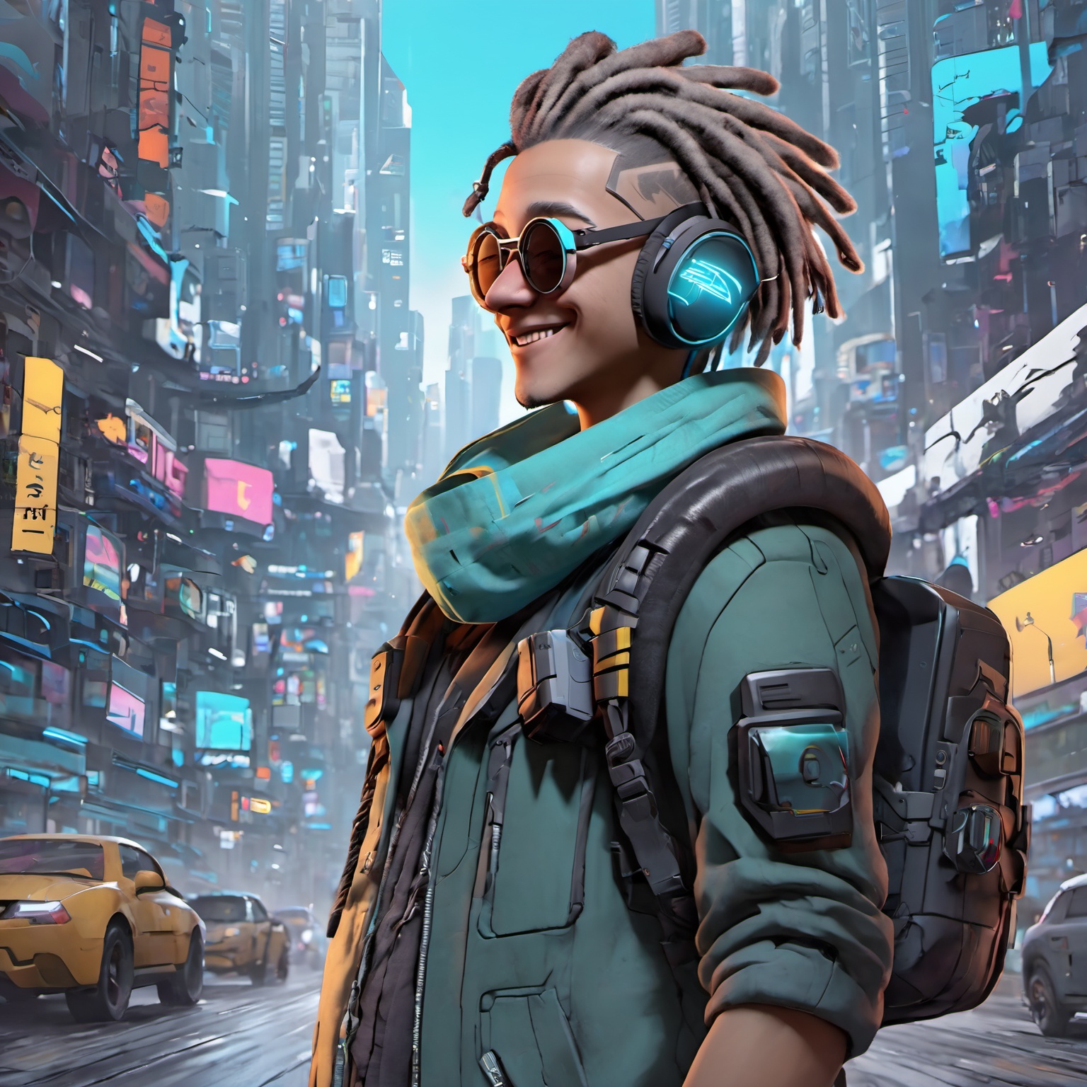 solo,  smile,  front view by milk on Tensor.Art