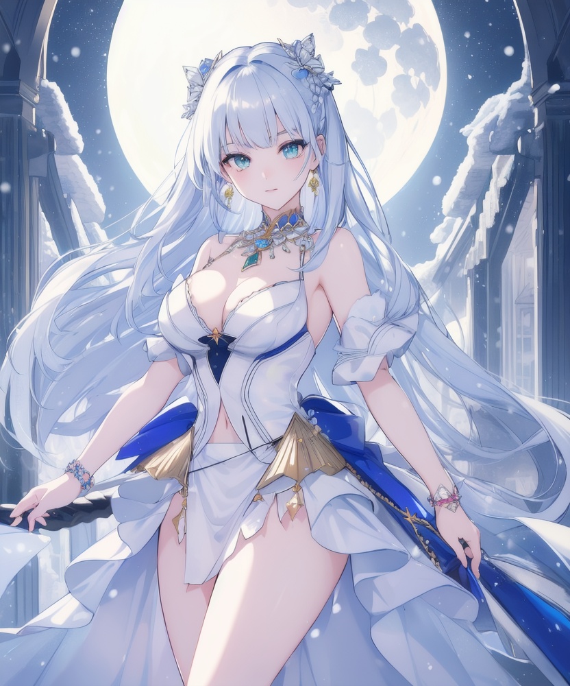 <lora:457-DA-天启姬:0.8>,(,1girl, ,best quality, ),looking at viewer,ultra realistic 8k cg, picture-perfect face,   clean, masterpiece,     cinematic lighting, cinematic bloom, fantasy,  , unreal, science fiction, ((,1girl, pov,))(((,tree, 1girl, full moon,snowing,snow ,solo,     solo focus,  long_hair, looking_at_viewer,  )))  (rich:1.4,)     prestige, luxury, jewelry, diamond, gold, pearl, gem, sapphire, ruby, emerald, intricate detail, delicate pattern, charming, alluring, seductive, erotic, enchanting, hair ornament, necklace, earrings, bracelet, ,