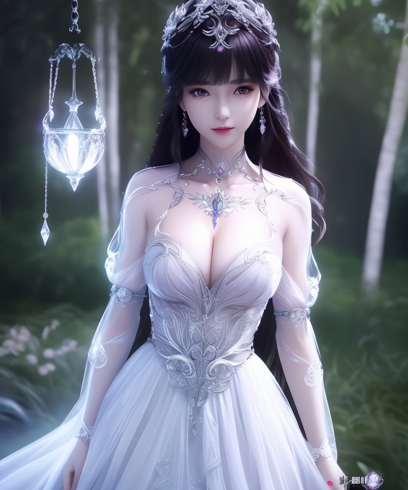 <lora:541-DA-斗罗大陆-小舞-神界:0.8>(,1girl, ,best quality, ),looking at viewer,  ,ultra detailed background,ultra detailed background,ultra realistic 8k cg,(masterpiece:1.2),(best quality:1.2),(ultra detailed:1.2),(official art:1.3),(beauty and aesthetics:0.8),detailed,(intricate:0.8),(highly detailed),(solo),delicate countenance,1girl,fancy,(glassy texture:1.2),(crush:1.2),8k,accessory,tattoo,(transparent:1.1),gown,energy encirclement,instant,in the twinkling of an eye,upper body,woman in a mythical forest, masterpiece, perfect face, intricate details, horror theme, raw photo, photo unp(cleavage),,