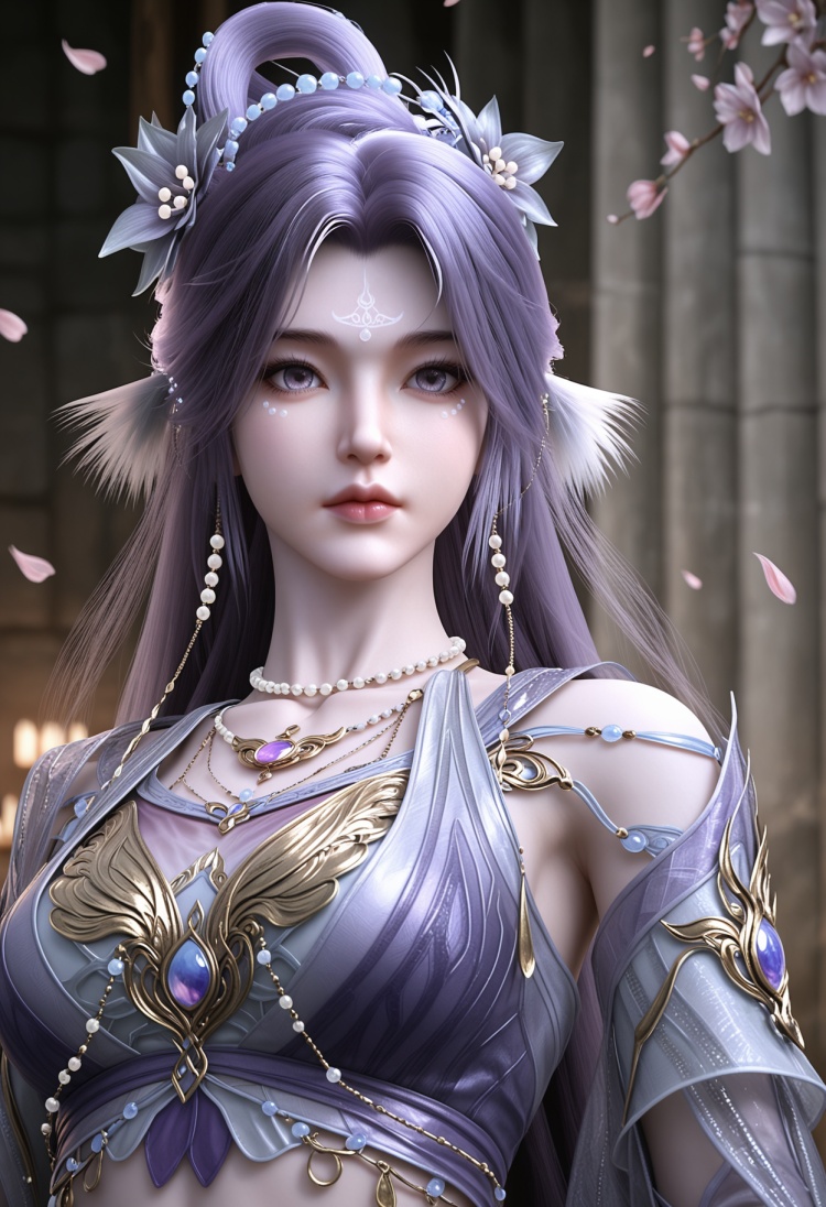 瑶光仙子_仅有上半身素材-国漫-Illustrious光辉 by 云落 on Tensor.Art