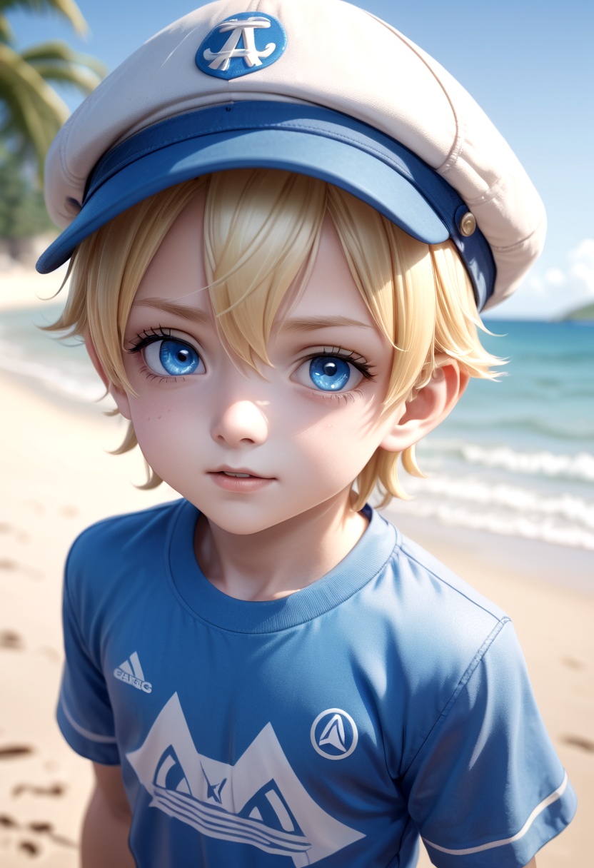 1boy,  aoki,  blonde hair on Tensor.Art