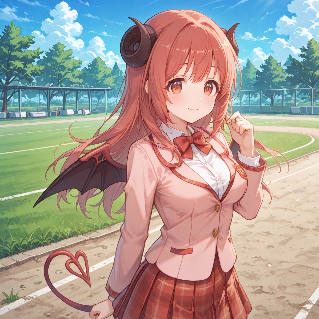 tsubakigaoka_uniform,  pink blazer,  collared shirt on Tensor.Art