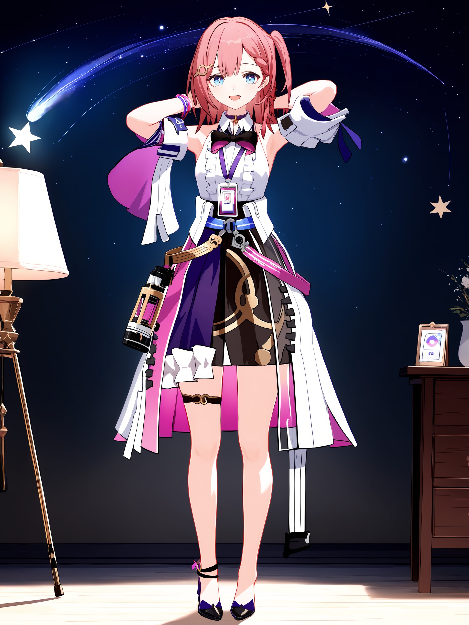 1girl,  asta \(honkai: star rail\),  detached sleeves on Tensor.Art