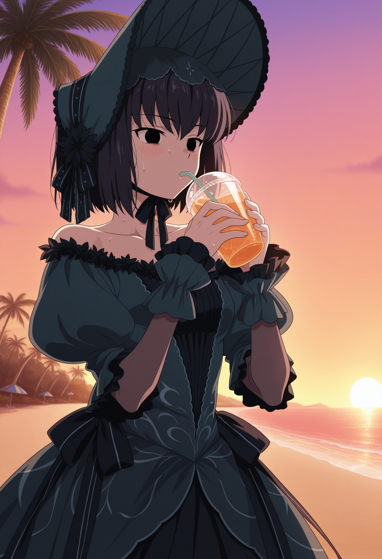 anime screencap,  anime coloring,  1girl on Tensor.Art