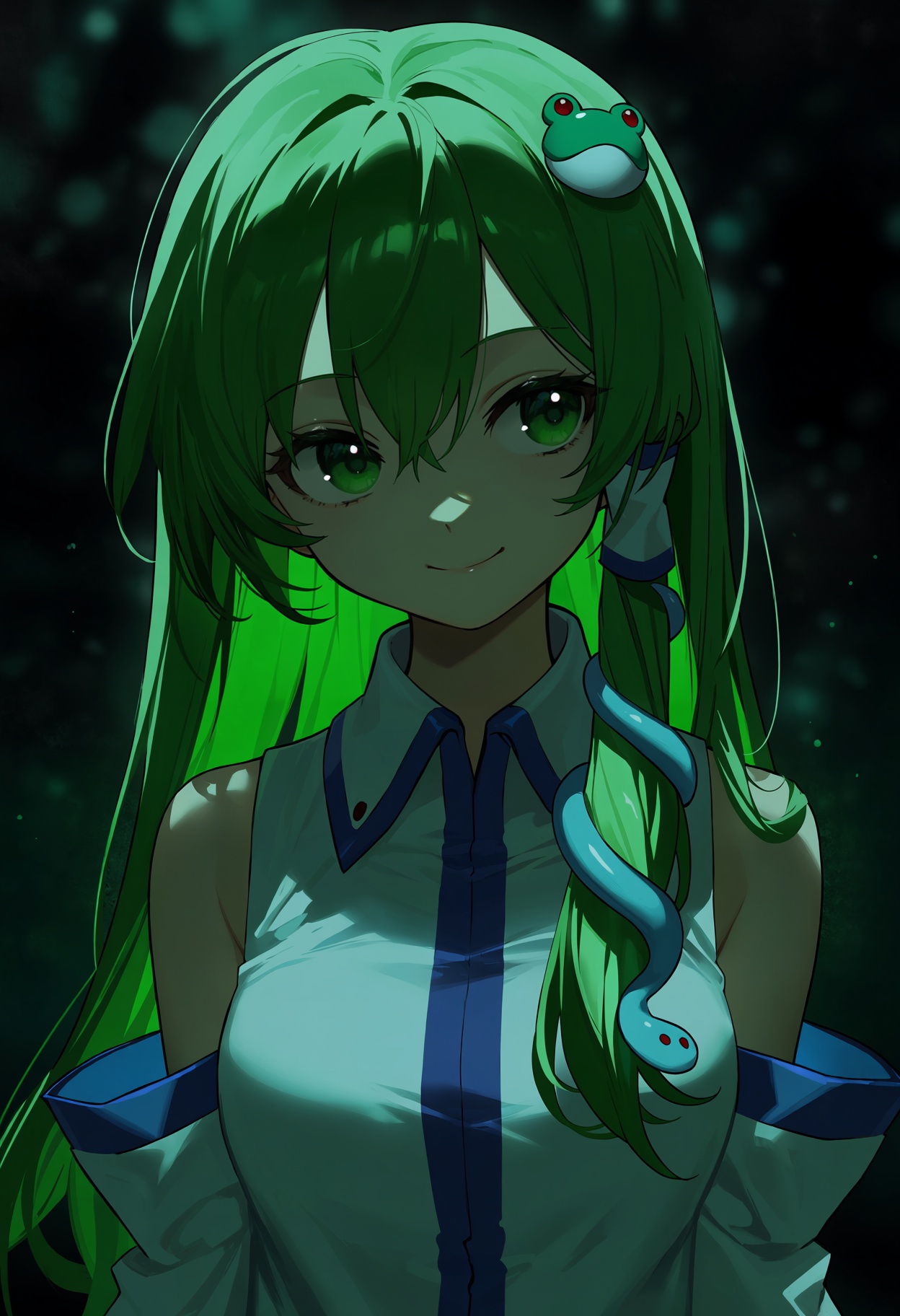 kochiya sanae,  touhou,  1girl on Tensor.Art