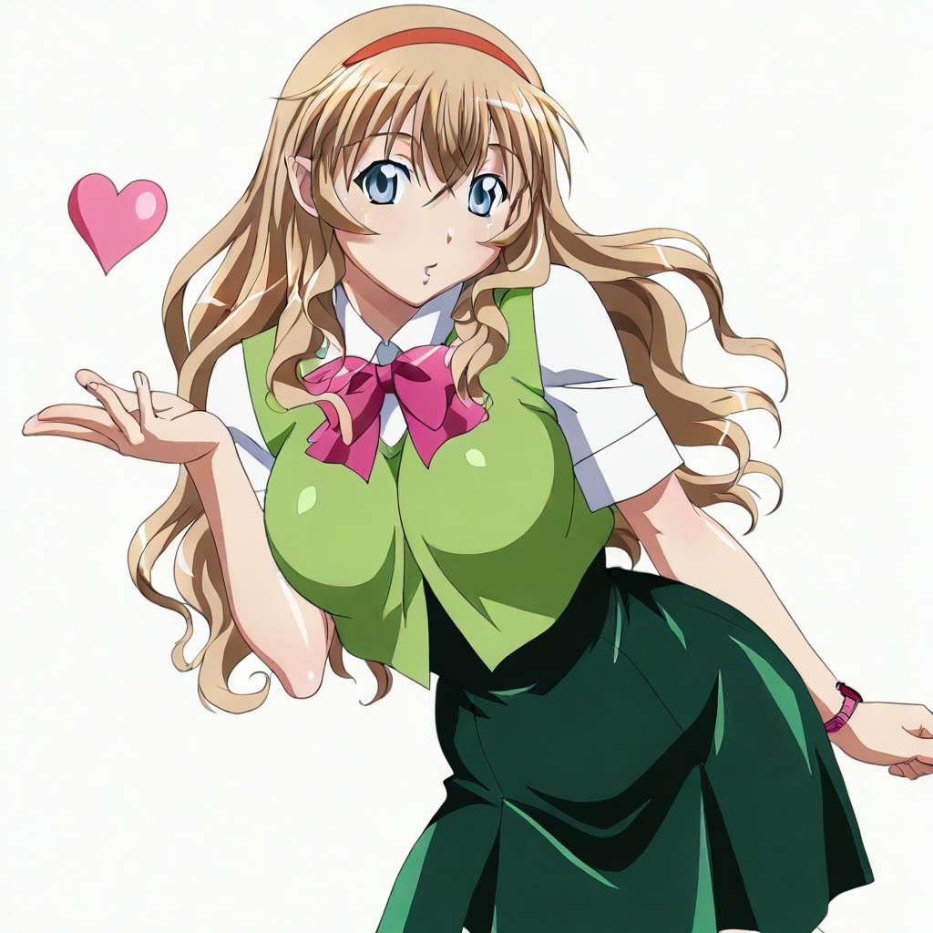 chuubou sonken \(ikkitousen\),  light brown hair,  long hair on Tensor.Art