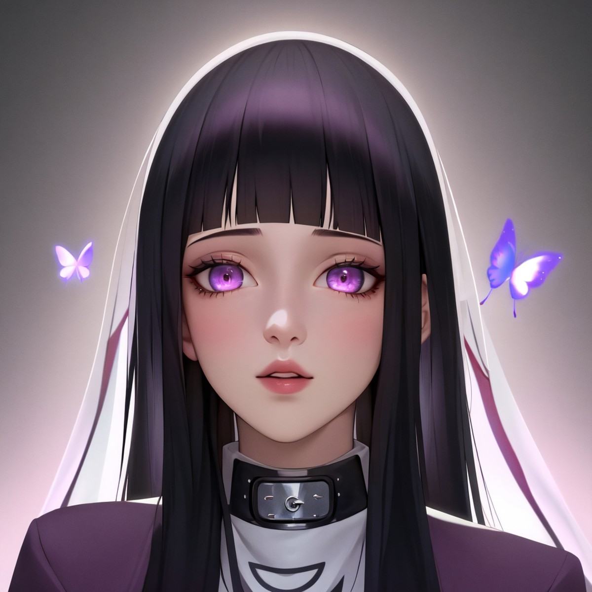 1girl,  hyuuga hinata,  solo on Tensor.Art
