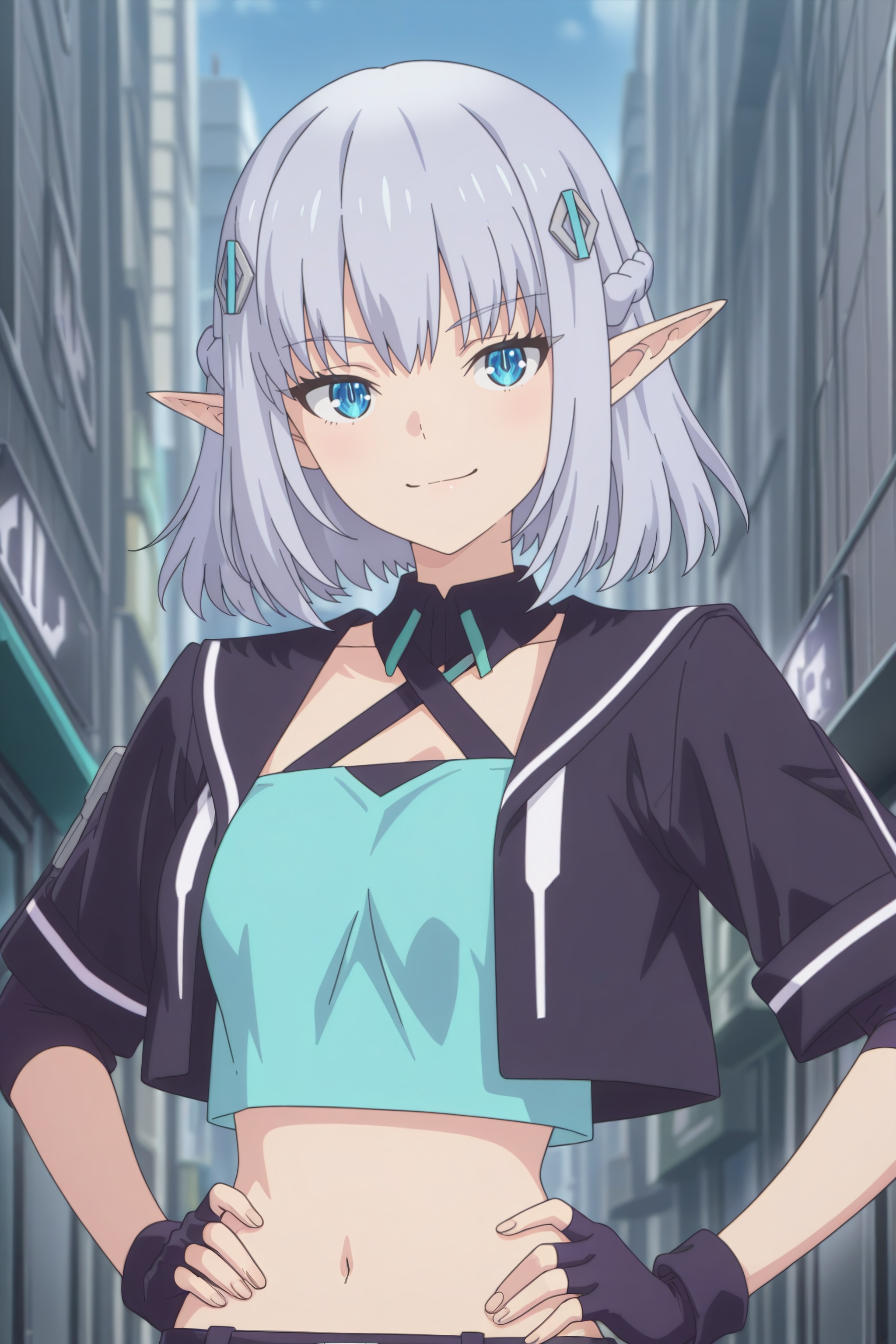 elma(reborn-space-mercenary),  1girl,  solo on Tensor.Art