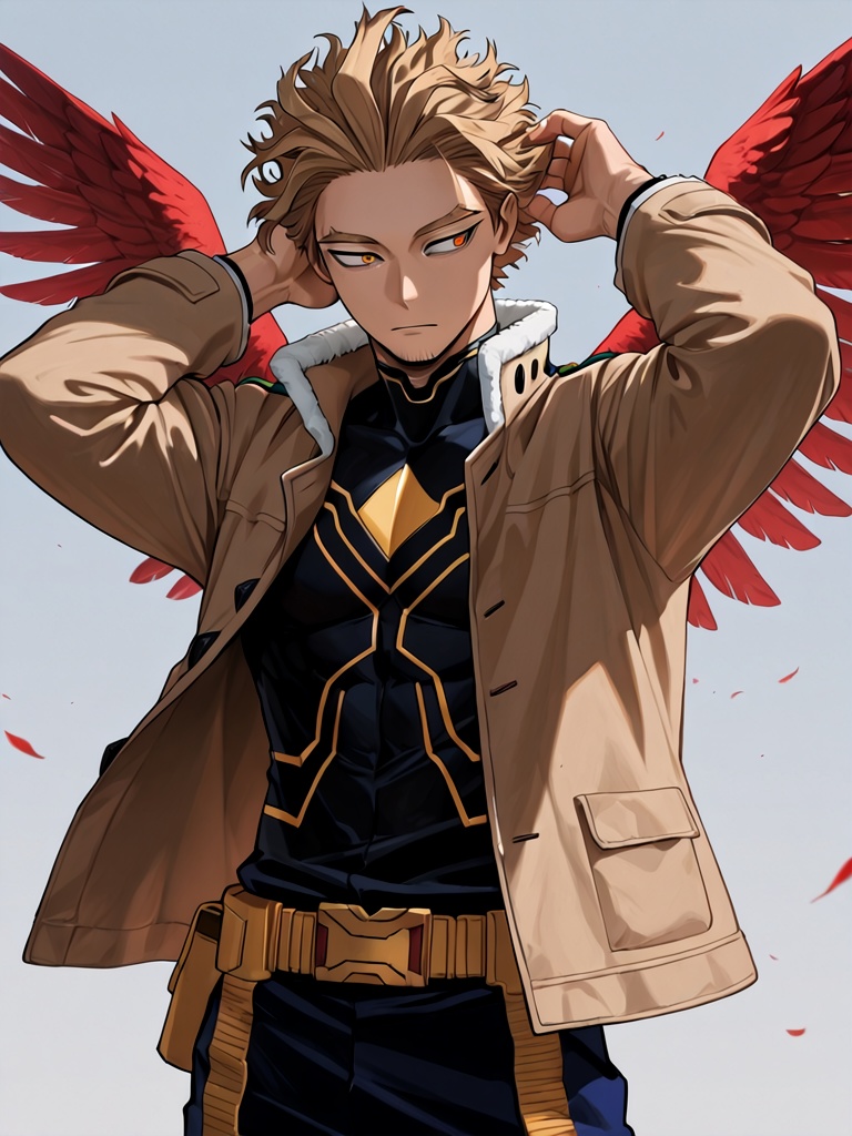 1boy,  hawks (boku no hero academia),  general on Tensor.Art