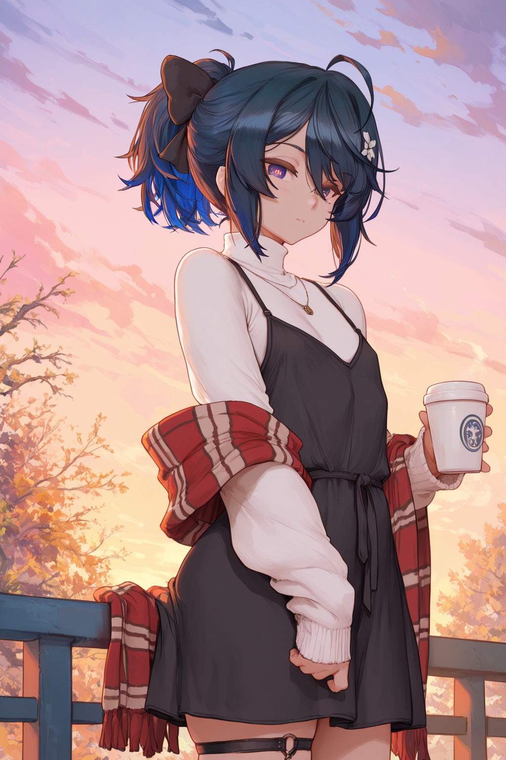cutesexy0obutts,  1girl,  dark blue hair on Tensor.Art