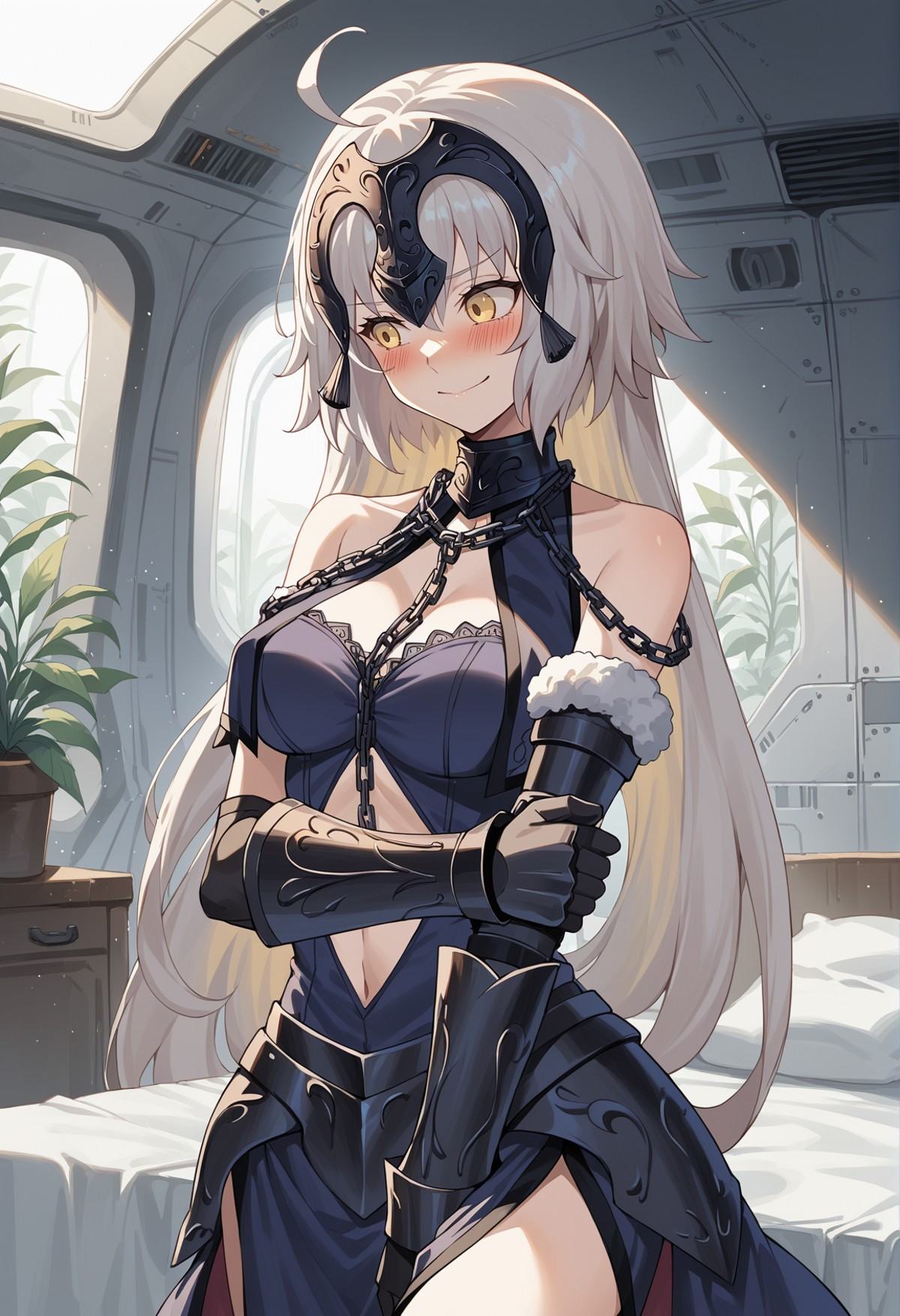 1girl,  long hair,  ahoge on Tensor.Art