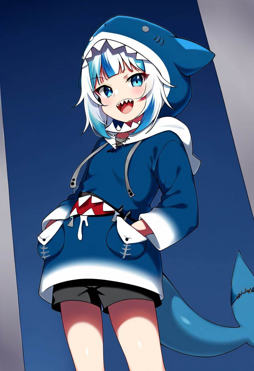 Gawr_Gura,  1girl,  solo on Tensor.Art