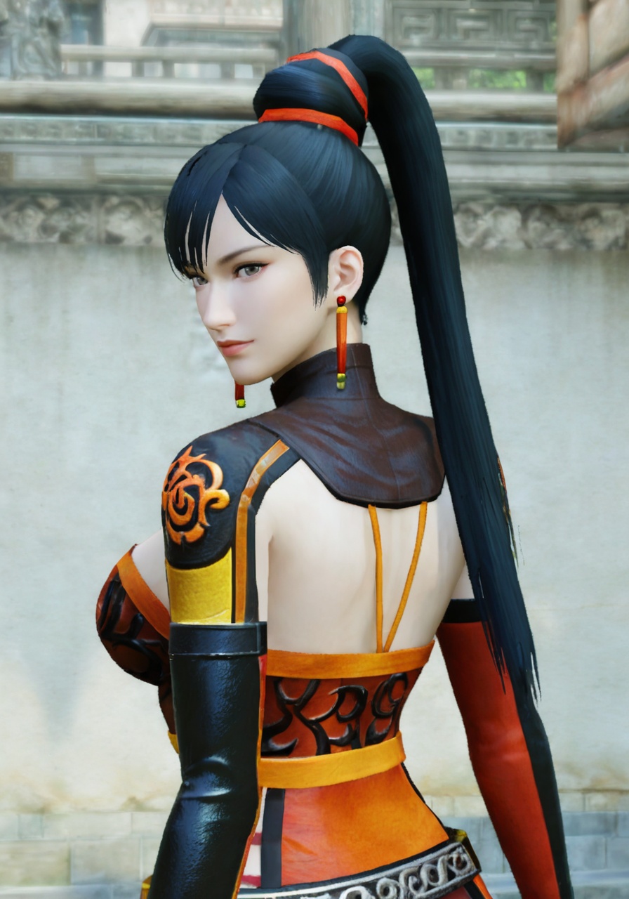 lianshi,  black hair,  chinese clothes by user_835919773920571037 on Tensor.Art