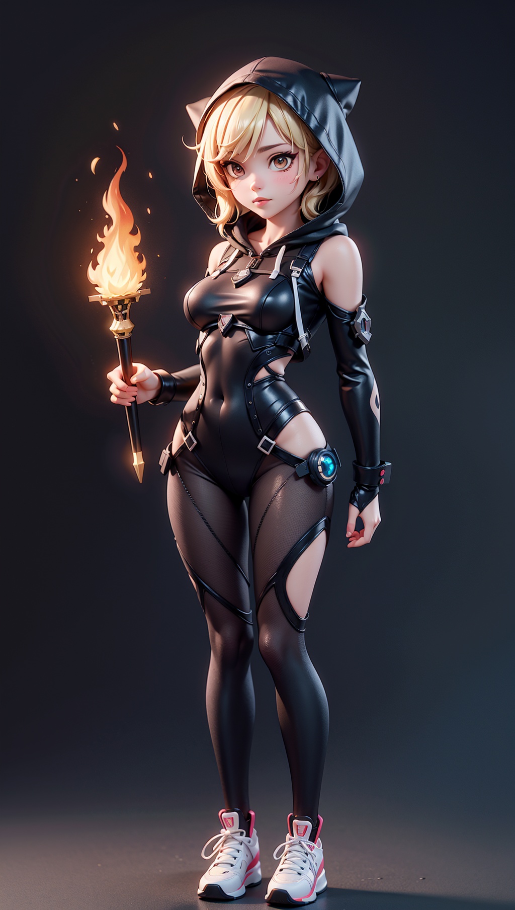masterpiece,  Rogue assassin girl,  wearing a hood on Tensor.Art