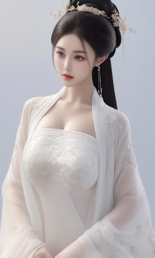1girl,hanfu,(bust:1.3),(wide_shot:1.3),Nice clothes,hanfu,in the outdoor,silver-white clothes,<lora:shou-v50:0.7>,<lora:daqipiaoyihanfu:0.8>,<lora:babi:0.7>,, (8k, RAW photo, best quality, masterpiece:1.2),(realistic, photo-realistic:1.3), ultra-detailed, extremely detailed cg 8k wallpaper,(crystalstexture skin:1.2), (extremely delicate and beautiful), (perfect hands, perfect anatomy:1.2),