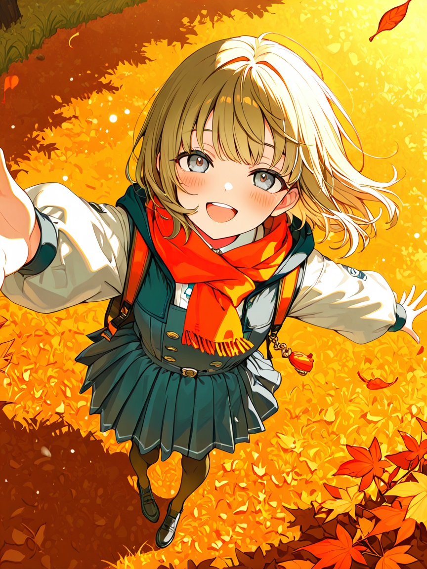 1girl,  solo,  smile on Tensor.Art