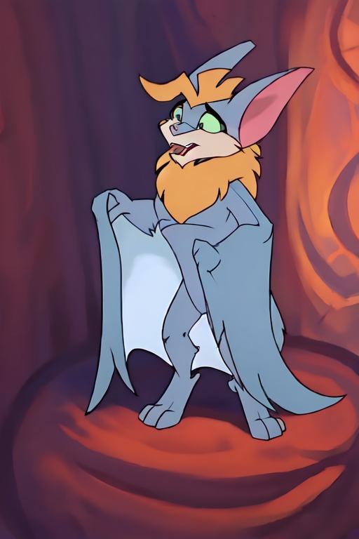 silverwingshade,  solo,  bat on Tensor.Art