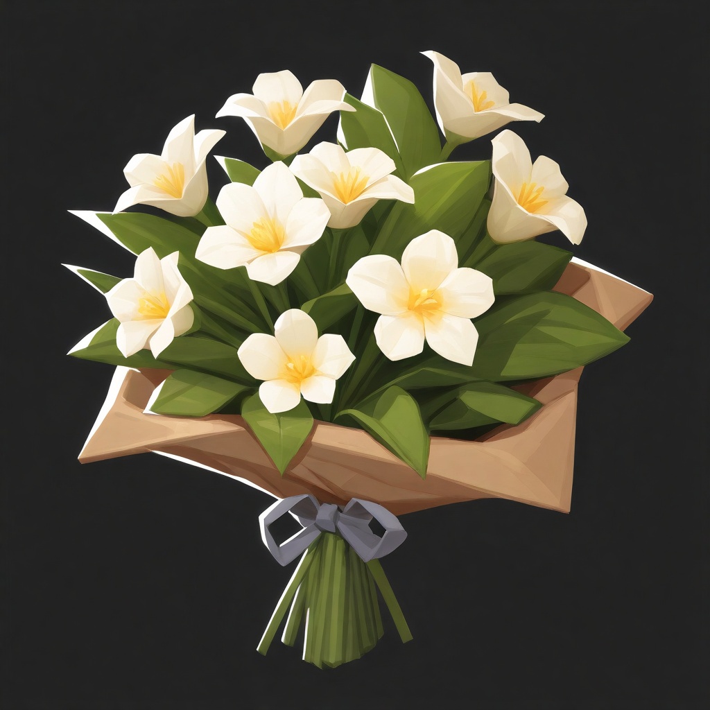 best quality,masterpiece,ultra high resolution,full composition,A bouquet of flowers,A five-petaled flower with <lora:T2-bb:1>,ywbo,game_icon,