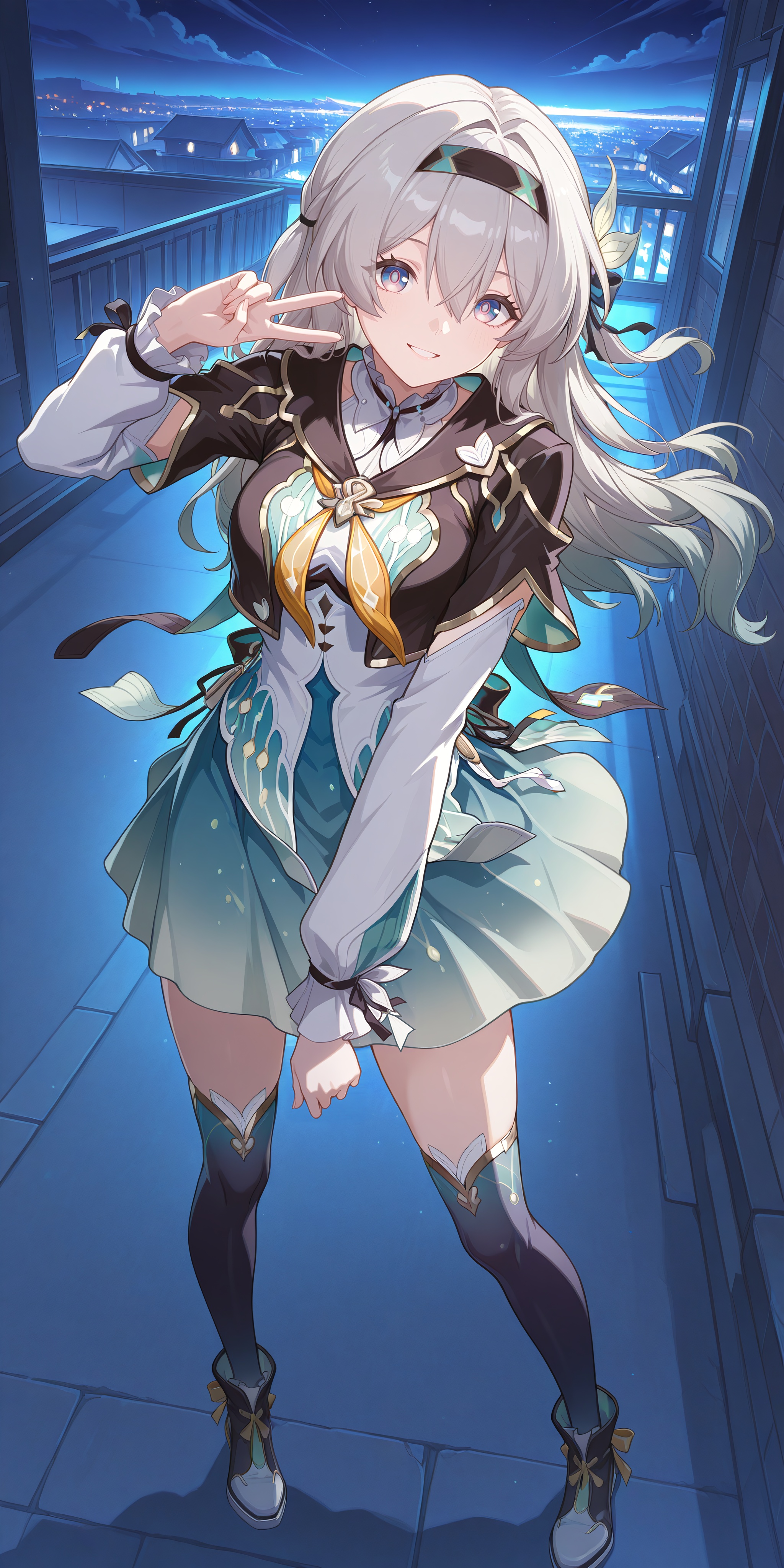 firefly(hsr),  defaultoutfit,  long hair on Tensor.Art