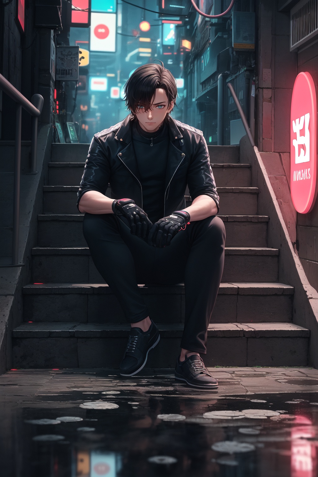 1boy,  solo,  mature on Tensor.Art