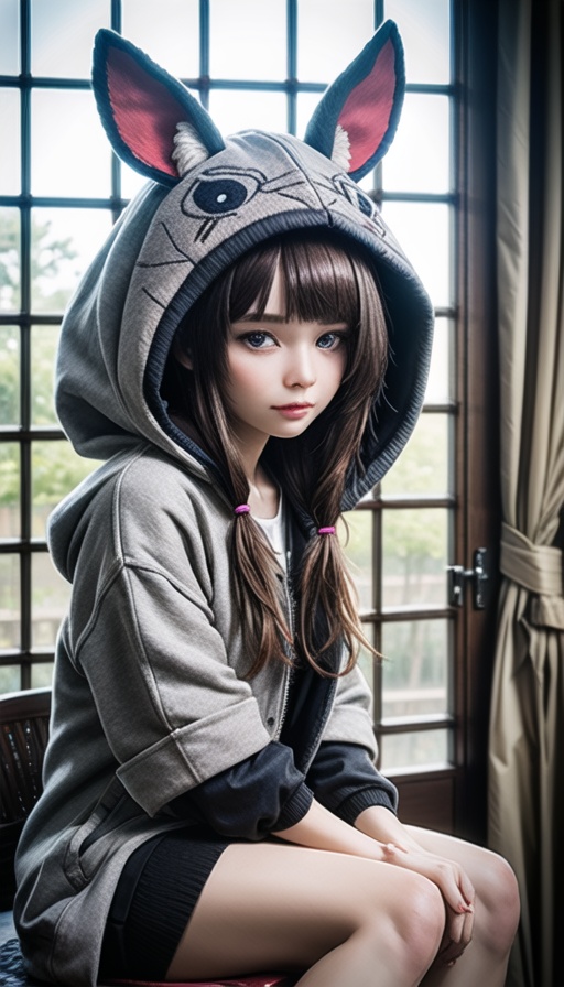 Tilt-shift photo of ,  hyper detailed 3d,  1girl on Tensor.Art