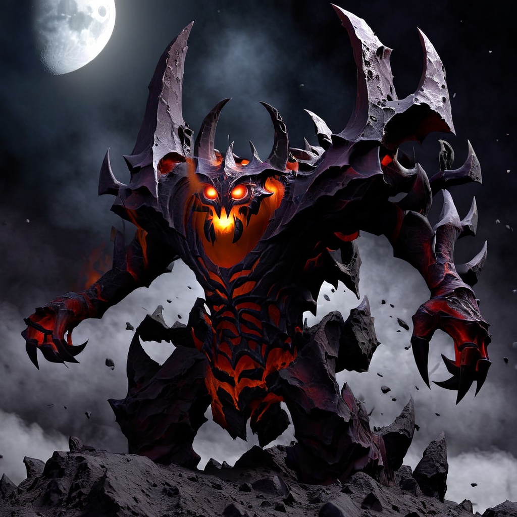 ShadowFiend,  on the moon on Tensor.Art