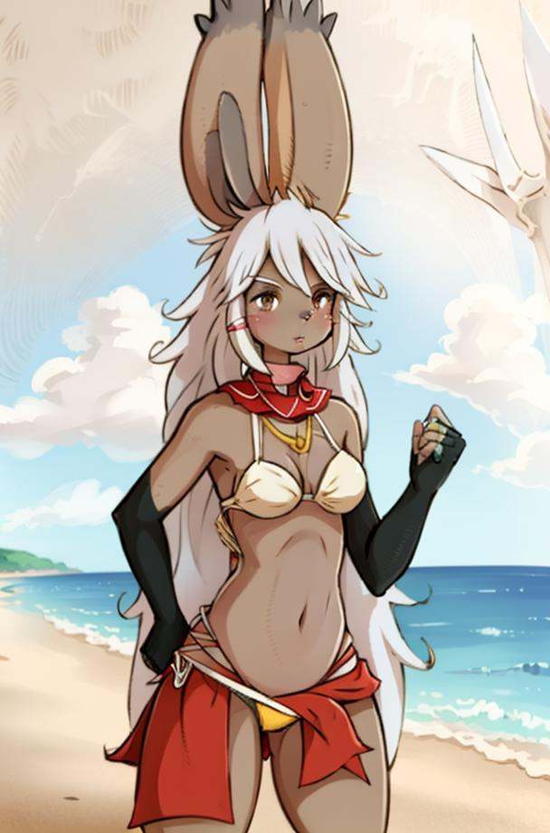 VieraCzar,  (viera,  dark skin on Tensor.Art
