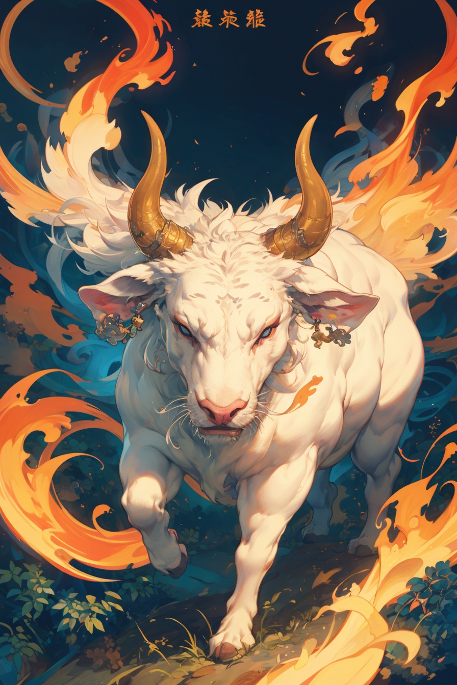 masterpiece,best quality,bull,<lora:wallpaper_20240229120023:0.6>,fire,smoke,no human,no humans,