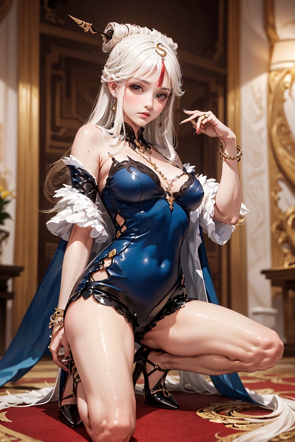 1girl,  official alternate costume,  ningguang on Tensor.Art