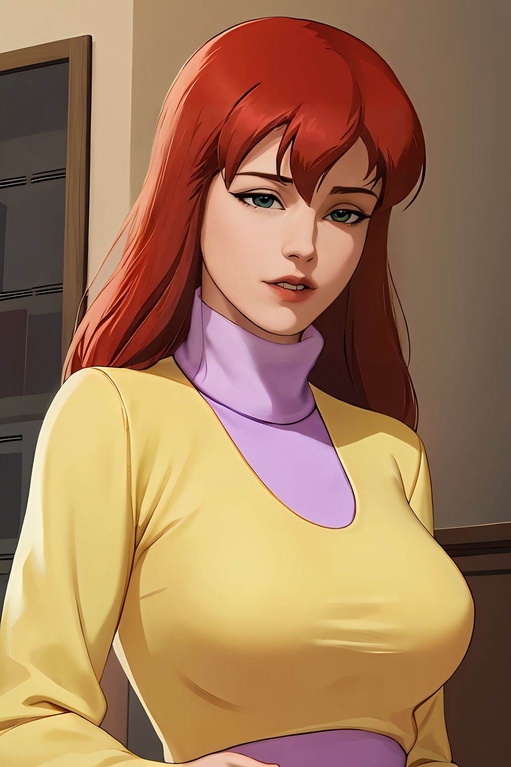 absurdres,  mary jane watson,  upper body on Tensor.Art