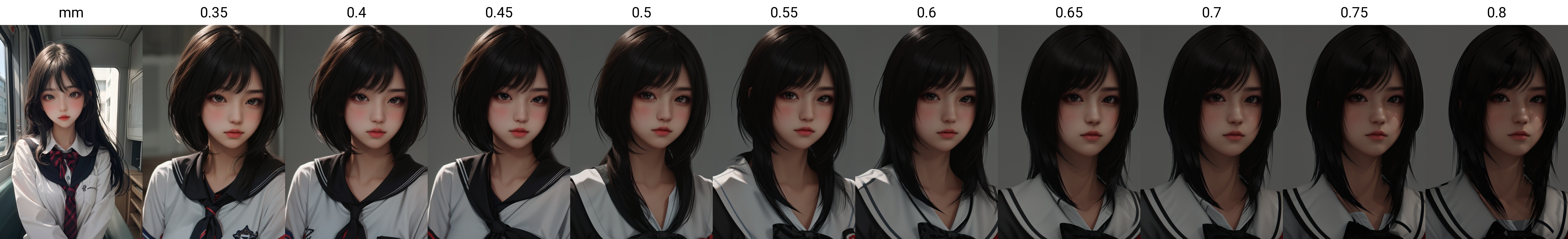 1girl,  solo,  school uniform on Tensor.Art