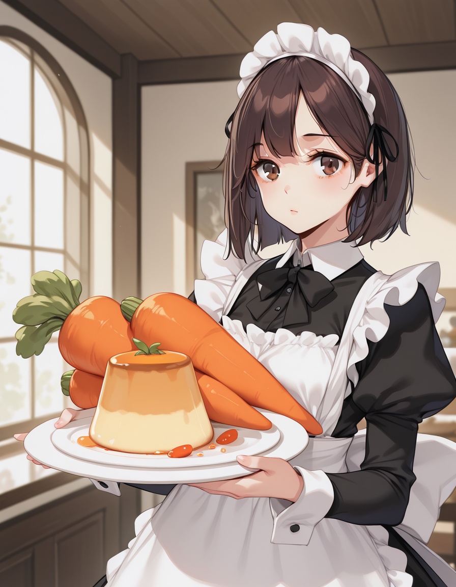 ktstylemaid,  serving,  plate on Tensor.Art