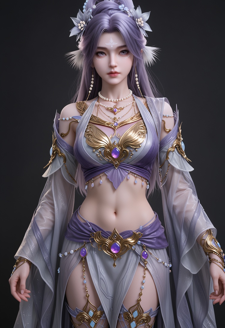 瑶光仙子仅有上半身素材-国漫-pony by 云落 on Tensor.Art