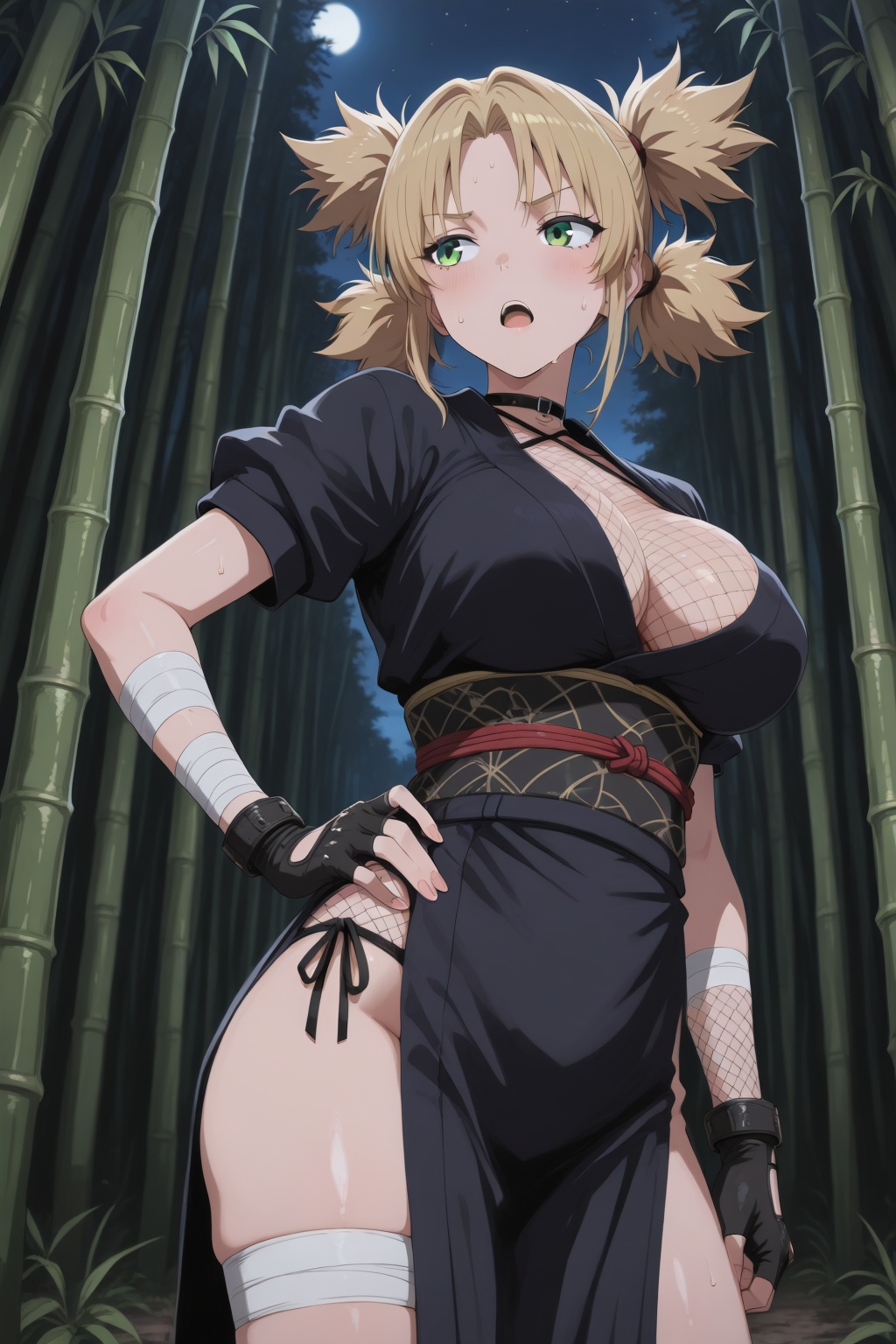 Anime screencap,  temari nara,  1girl on Tensor.Art